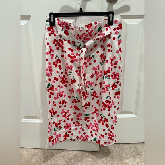 🍒 Chic Cherry Print Pencil Skirt - Picture 1 of 7